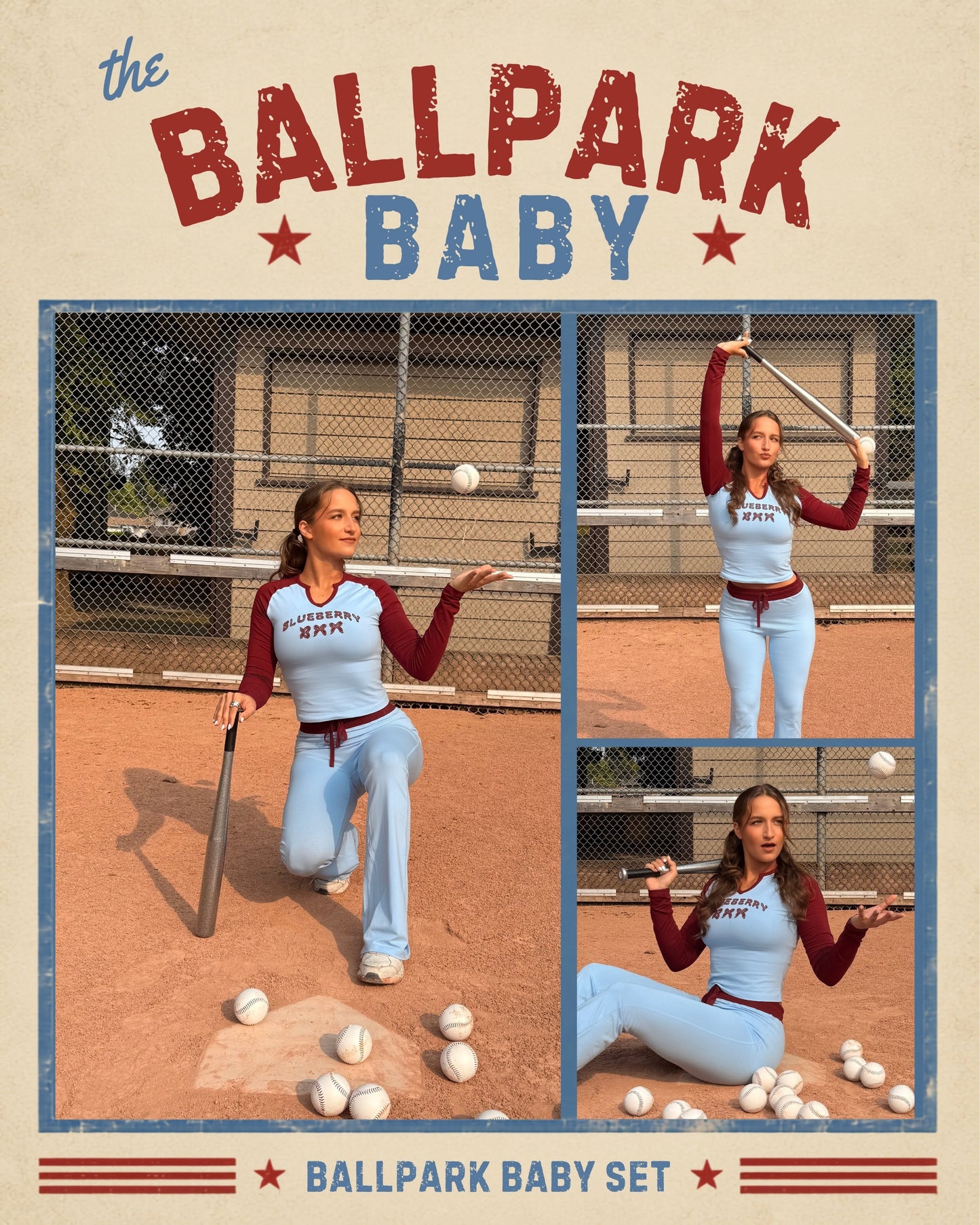 Ballpark Baby Top